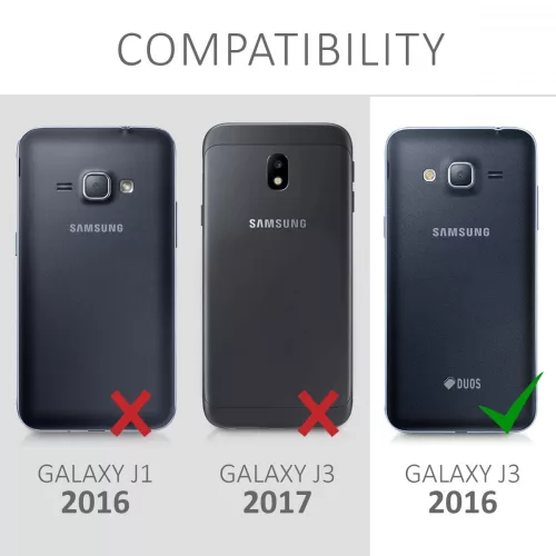 Samsung Galaxy J3 (2016), szilikon, többszínű tok, 39408.05