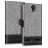 Huzat ZTE Blade L7, textil, szürke, 43442.25