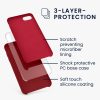 Apple iPhone 8 / iPhone 7 / iPhone SE 2 tok, szilikon, piros, 40225.20