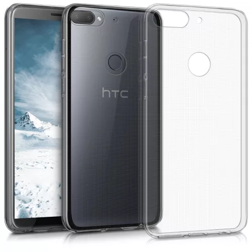 HTC Desire 12 Plus burkolat, szilikon, átlátszó, 44791.03