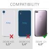 HTC Desire 12 Plus burkolat, szilikon, fekete, 44792.47