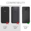 Wiko Lenny 5 tok, ökológiai bőr, fekete, 44844.01