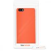 Apple iPhone 5 / iPhone 5s / iPhone SE tok, szilikon, narancs, 42766.29