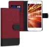Huawei P9 Lite (2017) borítója, textil, piros, 40893.04