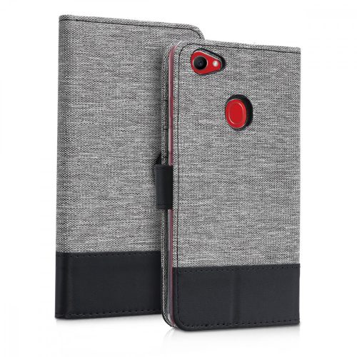 OPPO F7 tok, textil, szürke, 44999.01