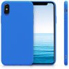 Apple iPhone X / iPhone XS tok, szilikon, kék, 43940.104