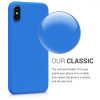 Apple iPhone X / iPhone XS tok, szilikon, kék, 43940.104