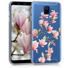   Samsung Galaxy A6 (2018) tok, szilikon, rózsaszín, 45250.02
