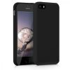 Apple iPhone 5 / iPhone 5s / iPhone SE tok, szilikon, fekete, 42766.01