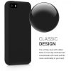 Apple iPhone 5 / iPhone 5s / iPhone SE tok, szilikon, fekete, 42766.01