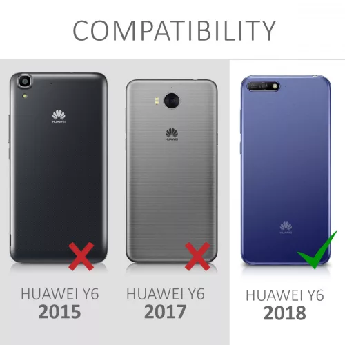 Huawei Y6 (2018) tok, szilikon, fehér, 44877.03