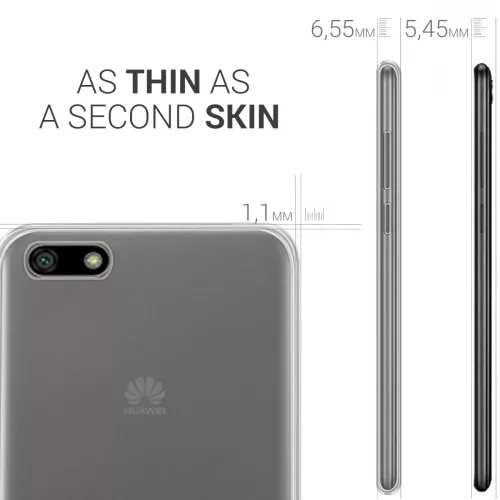 Huawei Y5 (2018) / Y5 Prime (2018) tok, szilikon, átlátszó, 45282.03