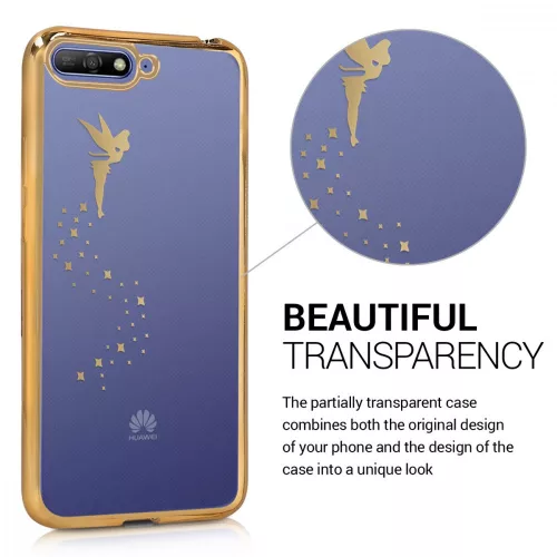 Huawei Y6 (2018) tok, szilikon, arany, 45286.01