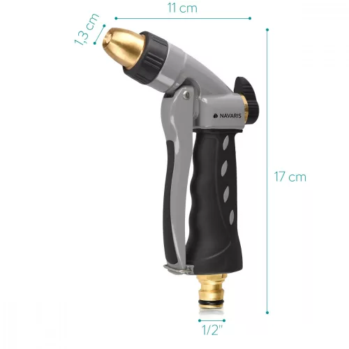 Navaris nagynyomású fém szórópisztoly, Ergonomikus, 45304.01