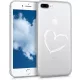 Husa pentru Apple iPhone 8 Plus / iPhone 7 Plus, Silicon, Alb, 45352.01