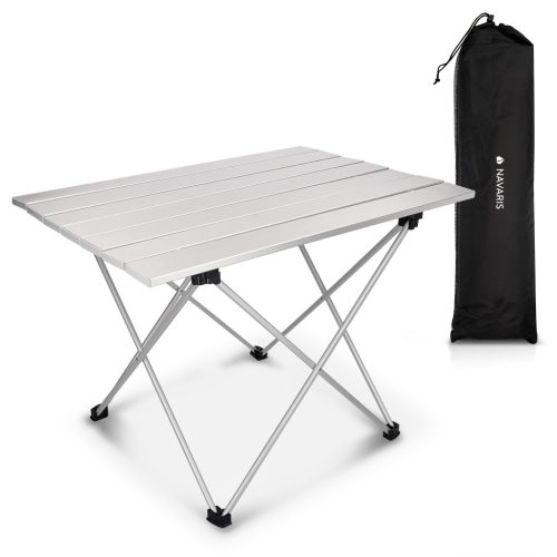 Masa camping pliabila Navaris, 55.7x40.5x38.5 cm, cu husa de transport, 45382.35