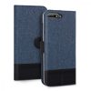 Huawei Y6 (2018) tok, textil, kék, 44880.03