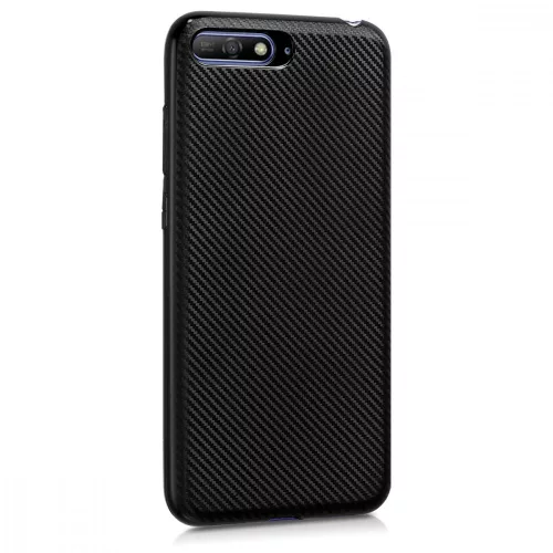 Huawei Y6 (2018) tok, szilikon, fekete, 45556.01