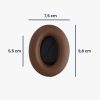 2 db-os fülpárna készlet Bose QuietComfort fejhallgatóhoz, Kwmobile, barna, ökológiai bőr, 44230.18