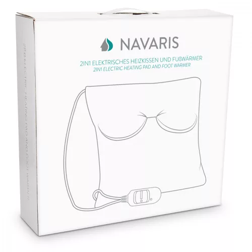 2 az 1-ben elektromos párna fűtéssel lábra, hátra, nyakra, krémre, 45831.01