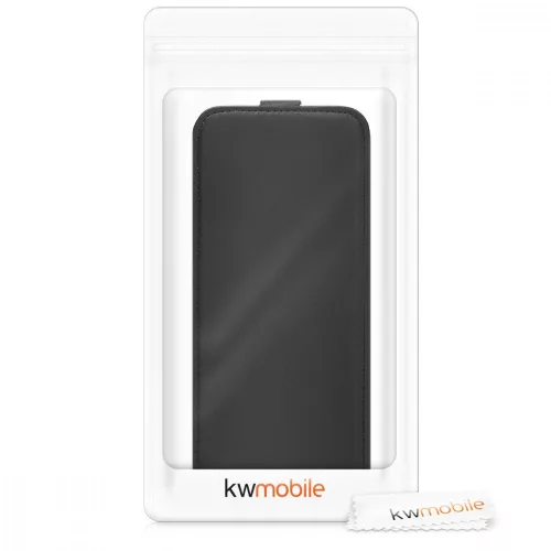 Samsung Galaxy A6 Plus tok, ökológiai bőr, fekete, 45882.01