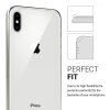 3 db védőfólia készlet Apple iPhone XS Max, kwmobile, hátlap, átlátszó, 45920.5 készülékhez