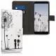 Huawei Y6 (2018) tok, Eco-bőr, fekete, 45923.03