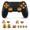 Gombkészlet PlayStation 4 Pro/PS4 vékony kontrollerhez, Kwmobile, arany, alumínium, 46055.21