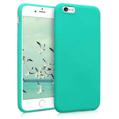 Apple iPhone 6 / iPhone 6s tok, szilikon, zöld, 43410.126