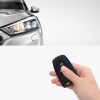 BMW autókulcs burkolat - 3 gombos - Keyless Go, szilikon, fekete, 46209.04