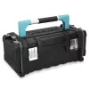 Cutie scule Navaris 20 inch, 51x23x21 cm, 23L, inchidere metal, 2 organizatoare laterale, negru, metal