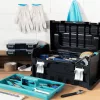 Cutie scule Navaris 20 inch, 51x23x21 cm, 23L, inchidere metal, 2 organizatoare laterale, negru, metal