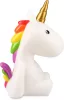 Unicorn éjszakai lámpa, újratölthető, Navaris, fehér, 46219.02