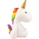 Unicorn éjszakai lámpa, újratölthető, Navaris, fehér, 46219.02