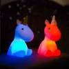 Unicorn éjszakai lámpa, újratölthető, Navaris, fehér, 46219.02