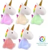 Unicorn éjszakai lámpa, újratölthető, Navaris, fehér, 46219.02