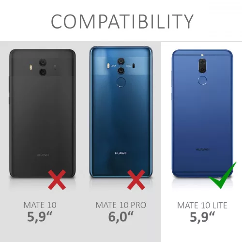Huawei Mate 10 Lite tok, polikarbonát, rózsaszín, 46385.31