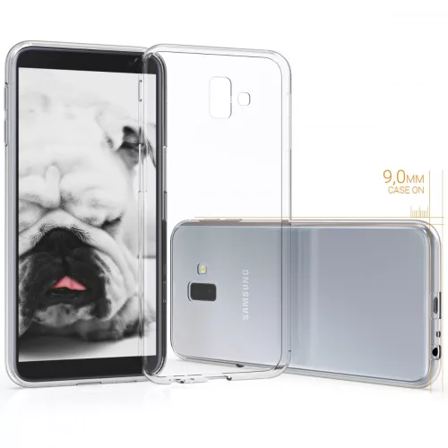 Samsung Galaxy J6 Plus burkolat, szilikon, átlátszó, 46440.03