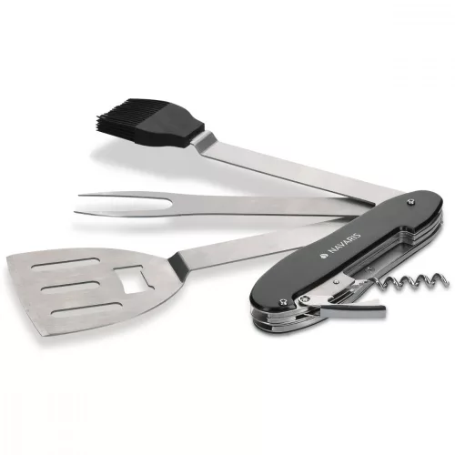 Navaris rozsdamentes acél grill edénykészlet, 5 db szerszám, 46478.01