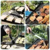 Navaris rozsdamentes acél grill edénykészlet, 5 db szerszám, 46478.01