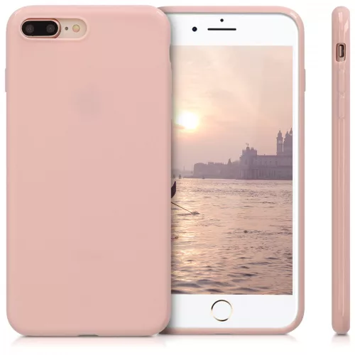 Tok Apple iPhone 8 Plus / iPhone 7 Plus telefonokhoz, szilikon, rózsa arany, 39499.89