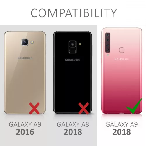 Samsung Galaxy A9 (2018) tok, szilikon, átlátszó, 46576.03