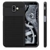 Samsung Galaxy J6 Plus tok, szilikon, fekete, 46596.01