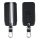 Renault / Dacia autókulcs burkolat - 4 gombos - Keyless Go, Eco-bőr, fekete, 44637.11