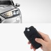 Renault / Dacia autókulcs burkolat - 4 gombos - Keyless Go, Eco-bőr, fekete, 44637.11