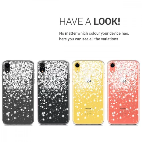 Apple iPhone XR tok, szilikon, fehér, 45915.08