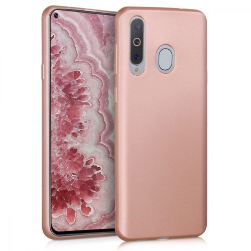 Samsung Galaxy A8s tok, szilikon, rózsaszín, 47216.31