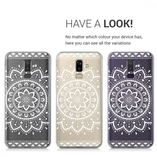 Samsung Galaxy J8 tok, szilikon, átlátszó, 47354.01