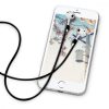 Szíj Huawei FreeBuds fejhallgatóhoz, Kwmobile, fekete, szilikon, 47399.01
