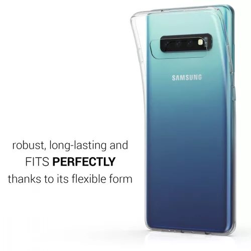 Samsung Galaxy S10 Plus tok, szilikon, átlátszó, 47454.03
